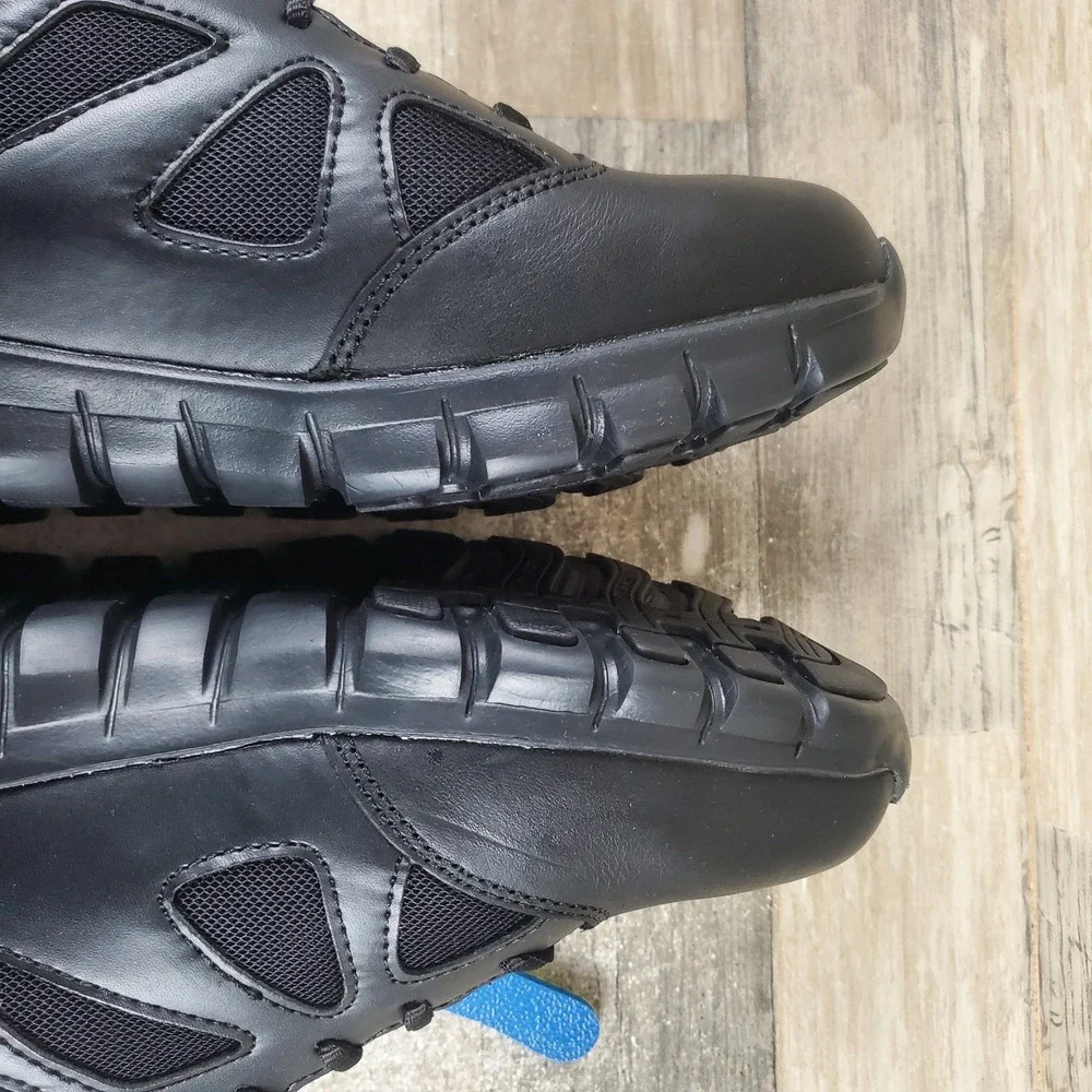 Reebok Sublite Cushion Tactical‎ Mens Shoes Sz 8.5 Black Lightweight Alloy Toe
